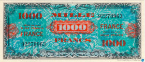 1000 francs France type 1945