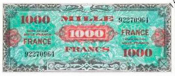 1000 francs France type 1945