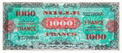 1000 francs France type 1945