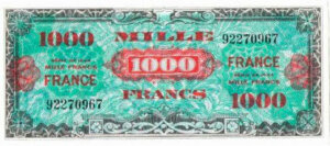 1000 francs France type 1945