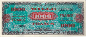 1000 francs France type 1945