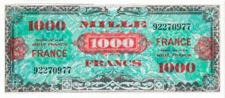 1000 francs France type 1945