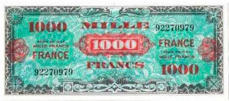 1000 francs France type 1945