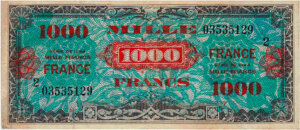 1000 francs France type 1945