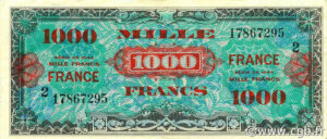 1000 francs France type 1945