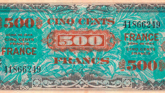 1000 francs France type 1945