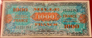 1000 francs France type 1945