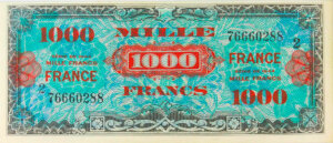 1000 francs France type 1945