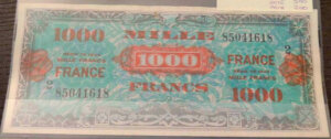 1000 francs France type 1945