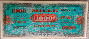 1000 francs France type 1945