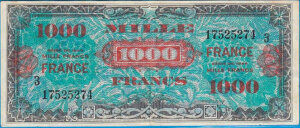 1000 francs France type 1945