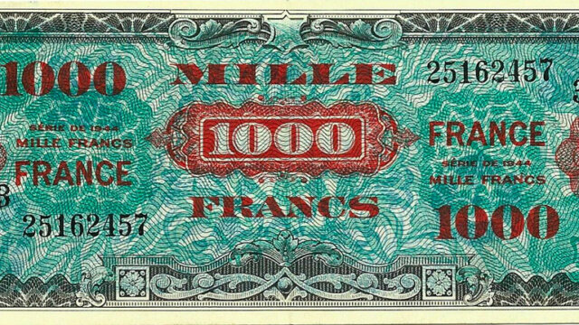 1000 francs France type 1945