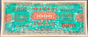 1000 francs France type 1945