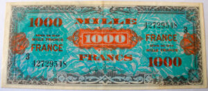 1000 francs France type 1945