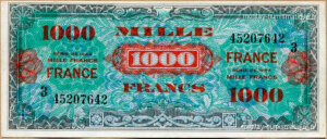 1000 francs France type 1945