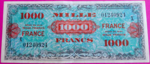 1000 francs France type 1945