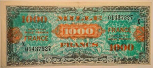 1000 francs France type 1945