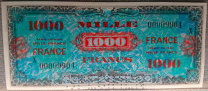 1000 francs France type 1945