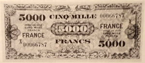 5000 francs France type 1945