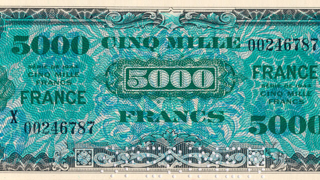 5000 francs France type 1945