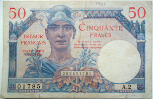 50 francs Trésor Français type 1947