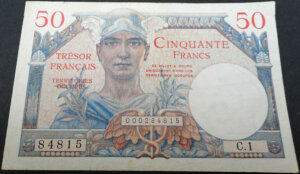 50 francs Trésor Français type 1947