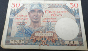 50 francs Trésor Français type 1947