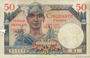 50 francs Trésor Français type 1947