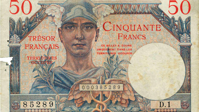 50 francs Trésor Français type 1947