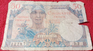 50 francs Trésor Français type 1947