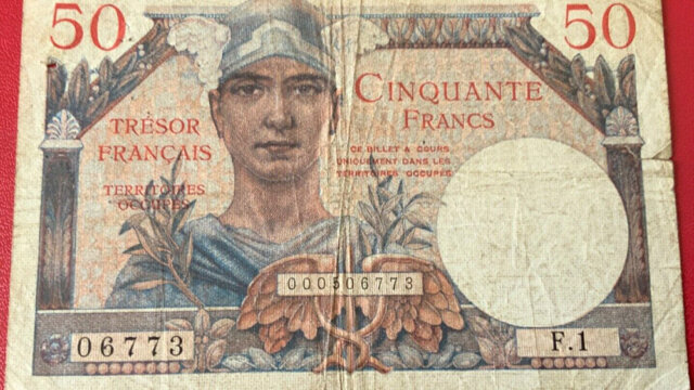 50 francs Trésor Français type 1947