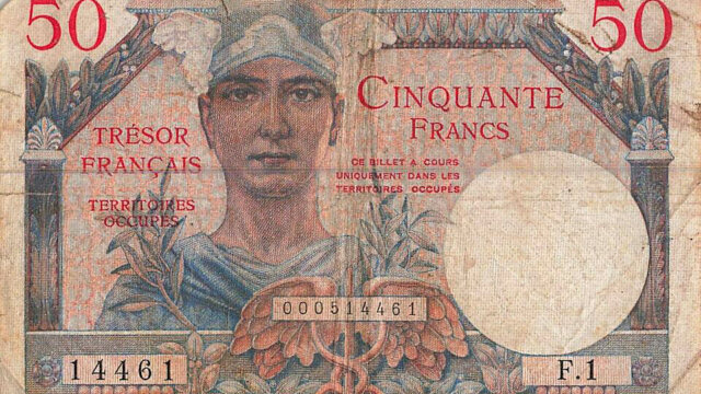 50 francs Trésor Français type 1947