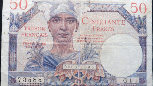 50 francs Trésor Français type 1947