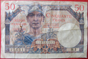 50 francs Trésor Français type 1947