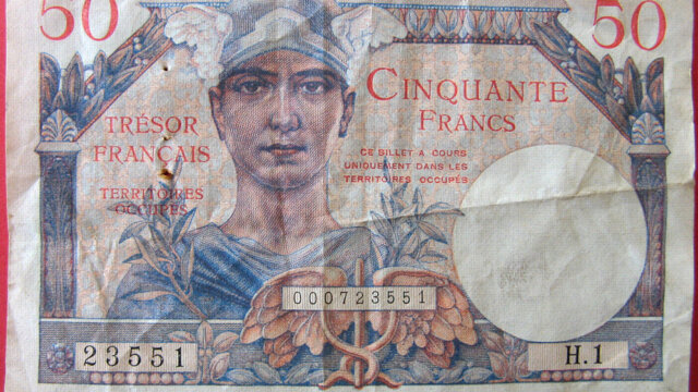 50 francs Trésor Français type 1947