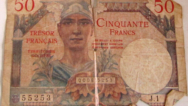 50 francs Trésor Français type 1947