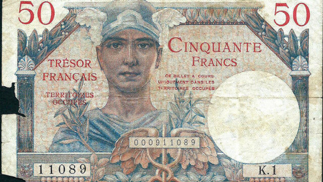 50 francs Trésor Français type 1947