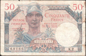 50 francs Trésor Français type 1947