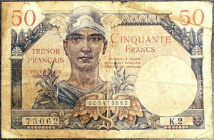 50 francs Trésor Français type 1947