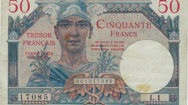 50 francs Trésor Français type 1947