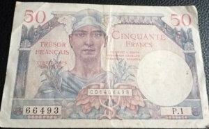 50 francs Trésor Français type 1947