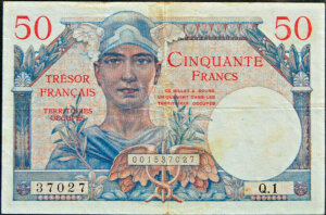 50 francs Trésor Français type 1947