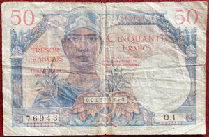 50 francs Trésor Français type 1947