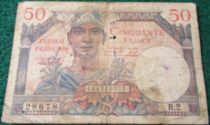 50 francs Trésor Français type 1947