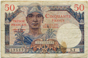 50 francs Trésor Français type 1947