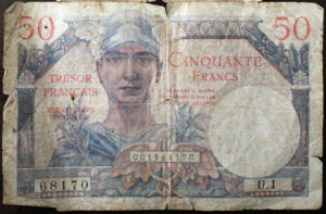 50 francs Trésor Français type 1947