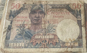 50 francs Trésor Français type 1947