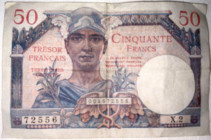 50 francs Trésor Français type 1947