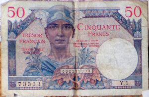 50 francs Trésor Français type 1947