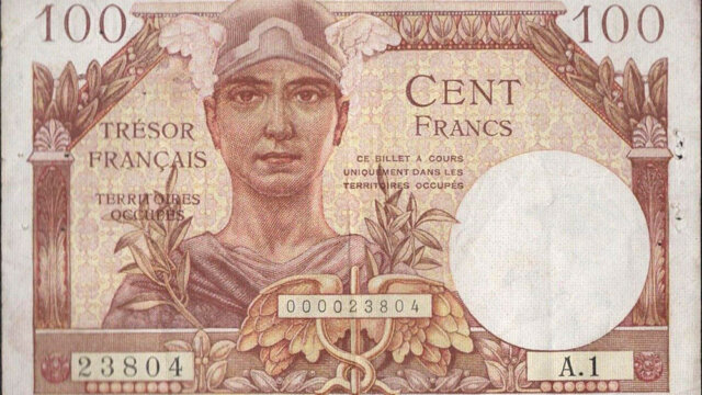 100 francs Trésor Français type 1947